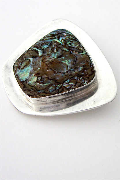 Arne Johansen, Denmark midcentury silver  brooch