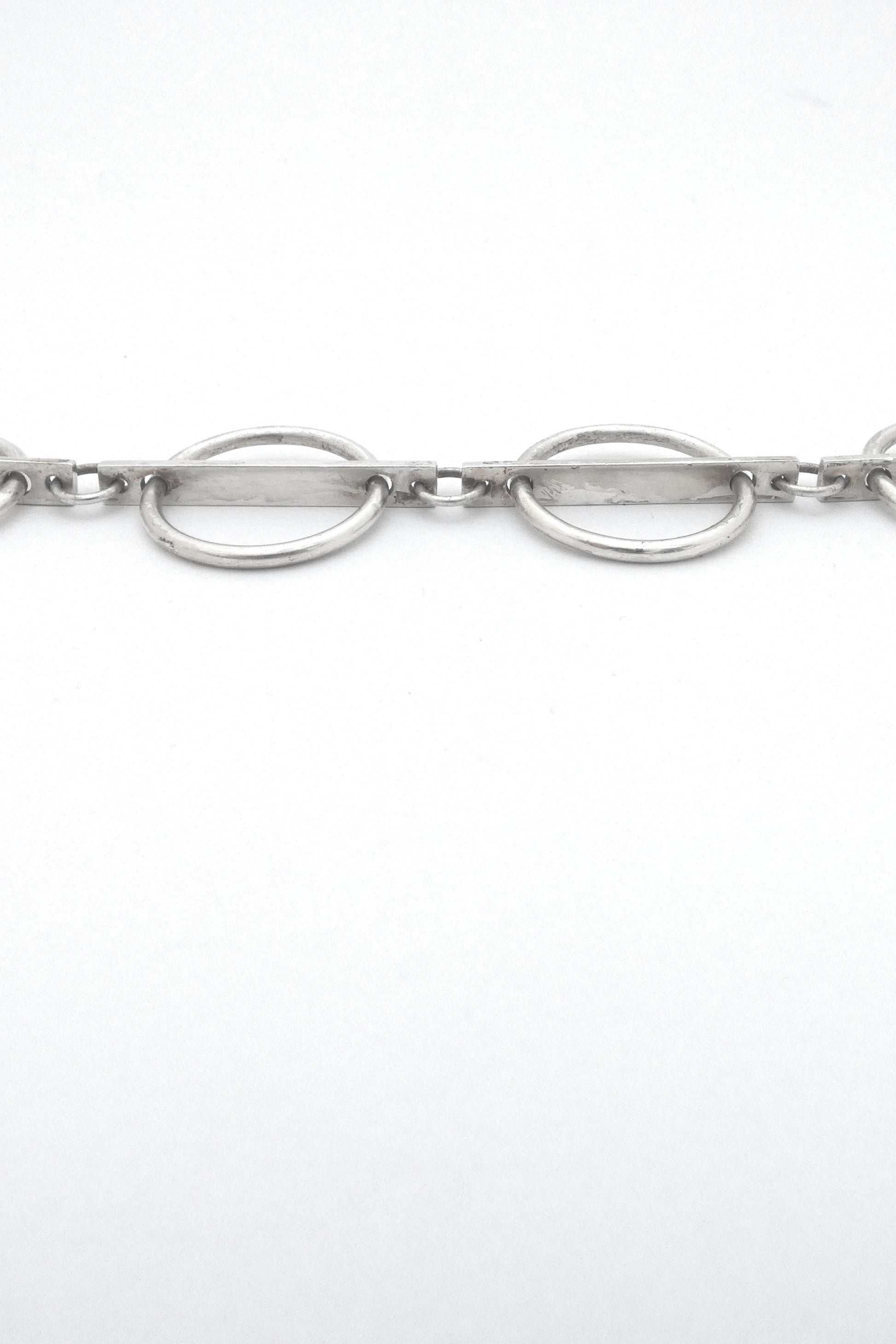 profile Hans Hansen Denmark vintage extra long rare pendant necklace by Bent Exner  Scandinavian Modern design jewelry