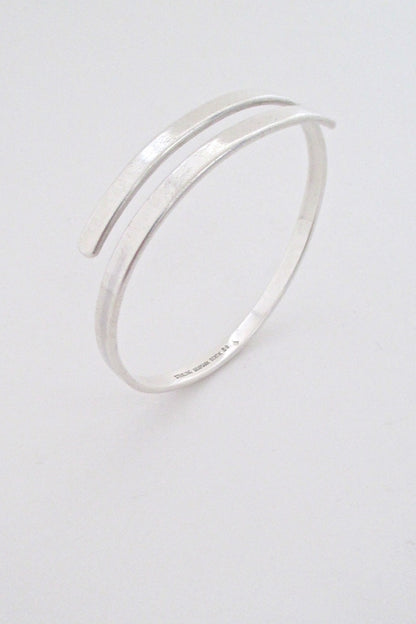 Bent K Knudsen Denmark vintage Scandinavian modernist silver bracelet