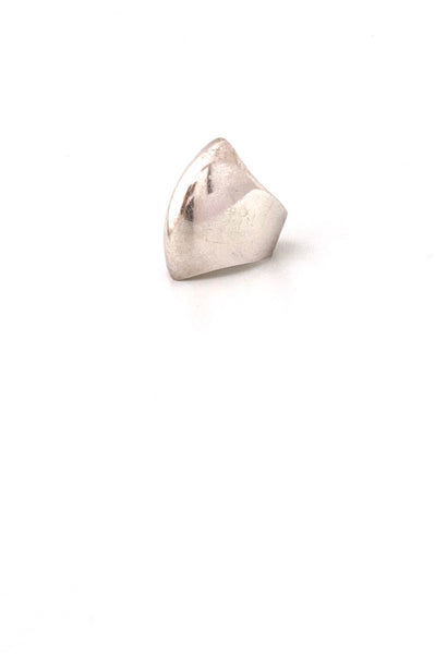 Bent Knudsen Bent K Denmark vintage silver ring 56 Scandinavian Modernist jewelry design