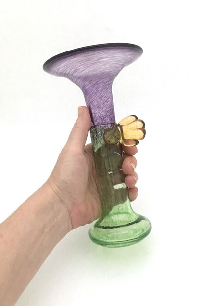 Bertil Vallien 'Windpipe' vase ~ signed