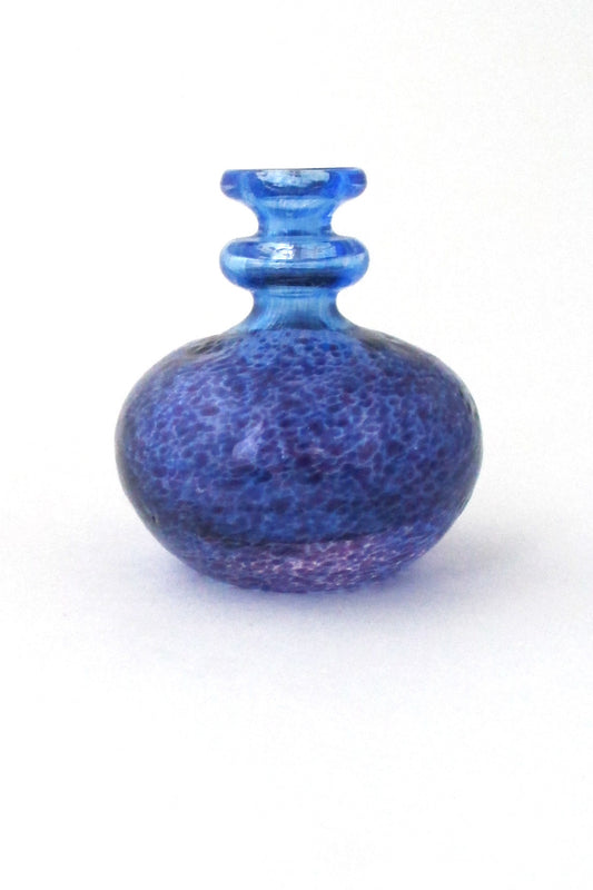 Bertil Vallien for Kosta Boda Sweden vintage glass miniature Antikva vase