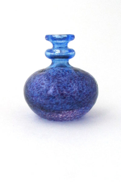 Bertil Vallien for Kosta Boda Sweden vintage glass miniature Antikva vase