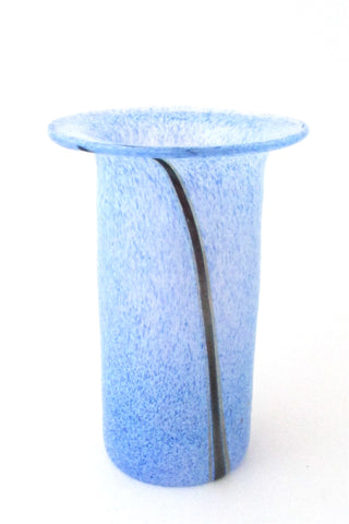 Bertil Vallien for Kosta Boda Sweden vintage glass miniature Rainbow variation vase