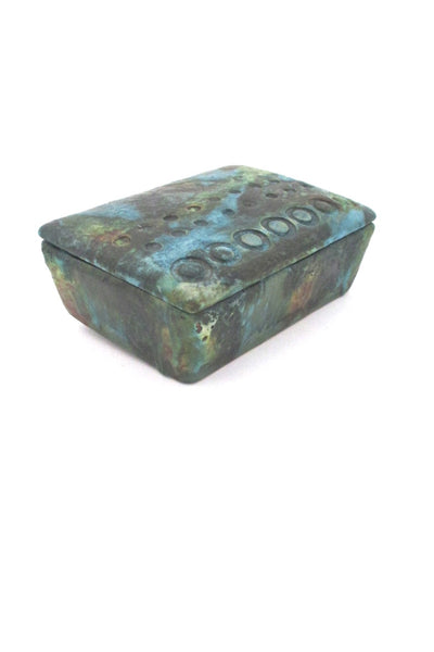 Bitossi Italy vintage ceramic Sea Garden lidded box by Alvino Bagni