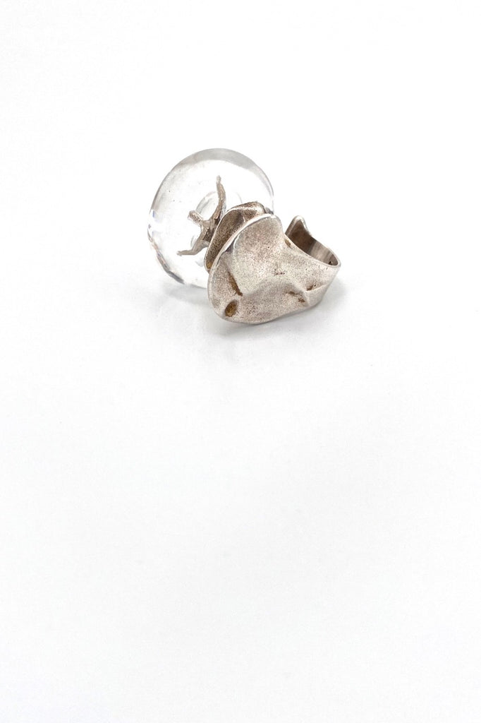 extra large 'The Man in Cosmos' ring ~ Bjorn Weckstrom, 1973