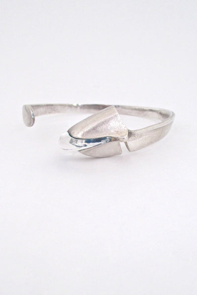 Bjorn Weckstrom Lapponia Finland vintage silver acrylic Salamander bracelet