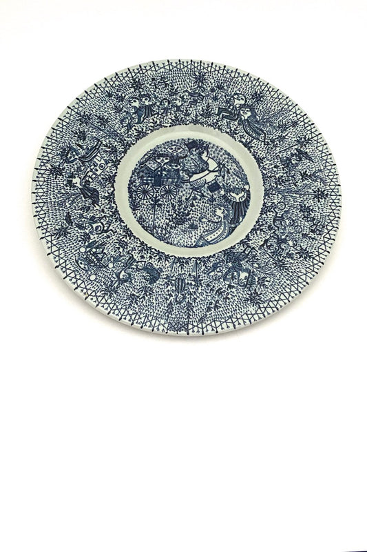 Bjorn Wiinblad for Nymolle large charger / wall plate ~ party picnic