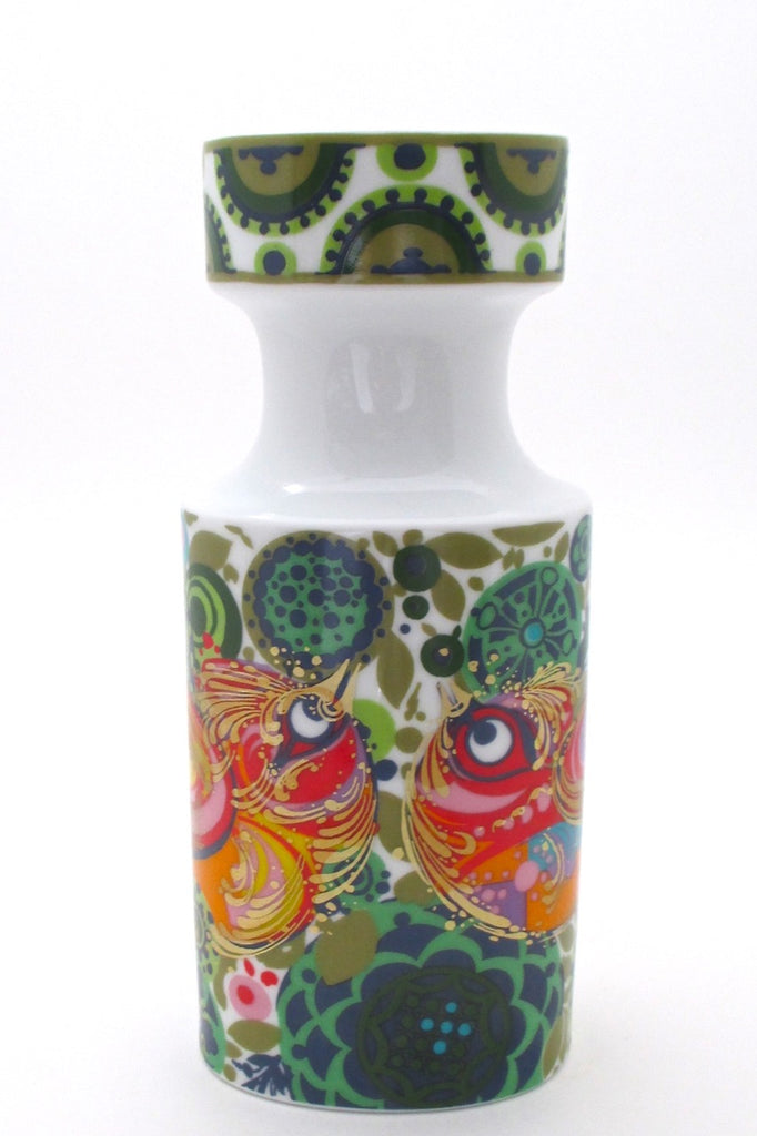 Bjorn Wiinblad for Rosenthal Germany vintage mid century Firebird porcelain candle holder