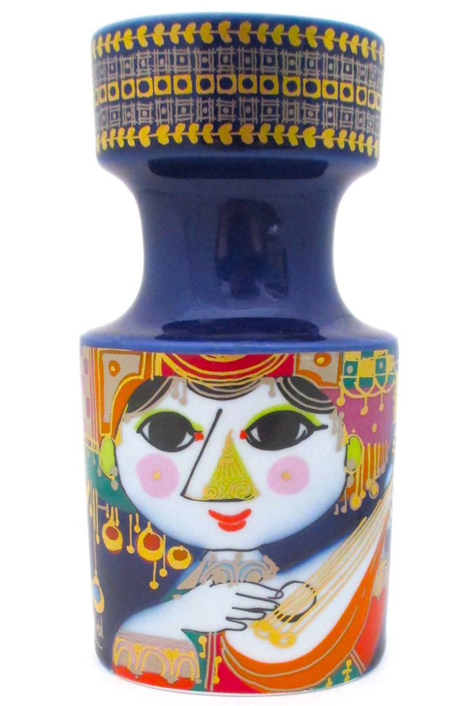 Bjorn Wiinblad for Rosenthal vintage Oriental Night Music candle holder signed 1974