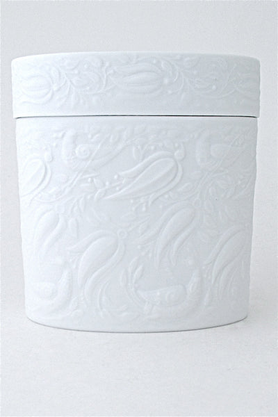 Bjorn Wiinblad for Rosenthal vintage modernist porcelain vines & birds lidded box