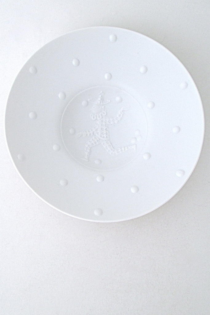 Bjorn Wiinblad for Rosenthal Germany vintage modernist porcelain bowl happy juggler