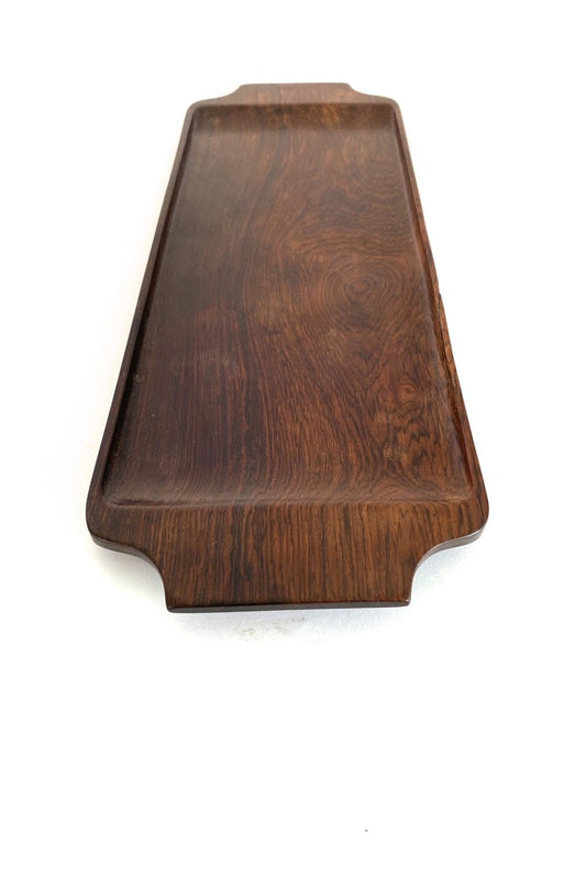 vintage Brazilian rosewood mid century serving tray