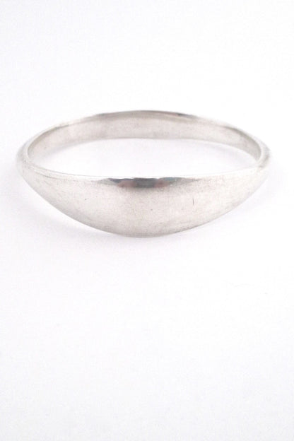 David Andersen Norway vintage Scandinavian Modern heavy silver bangle bracelet