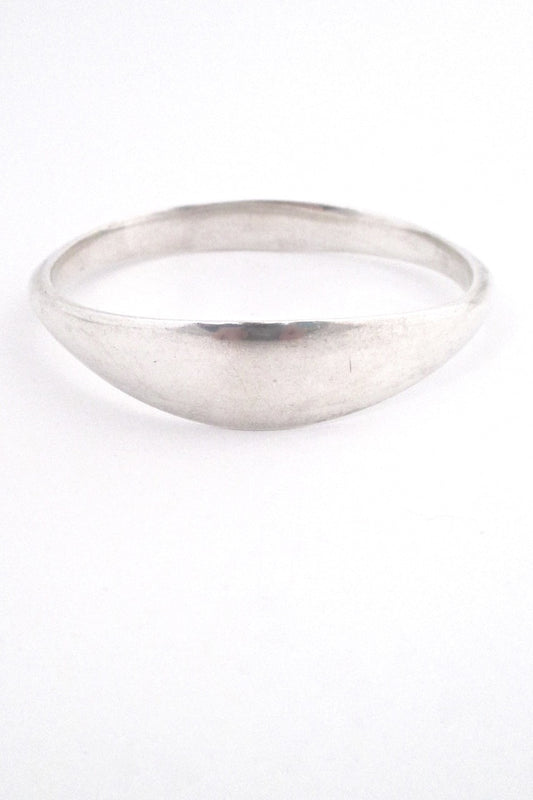 David Andersen Norway vintage Scandinavian Modern heavy silver bangle bracelet