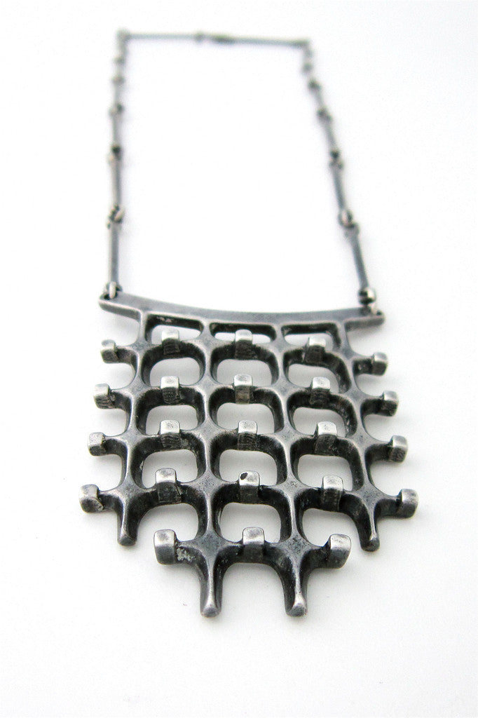 Uni David-Andersen, Norway silver necklace by Marianne Berg