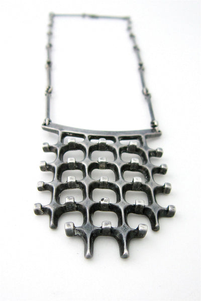 Uni David-Andersen, Norway silver necklace by Marianne Berg