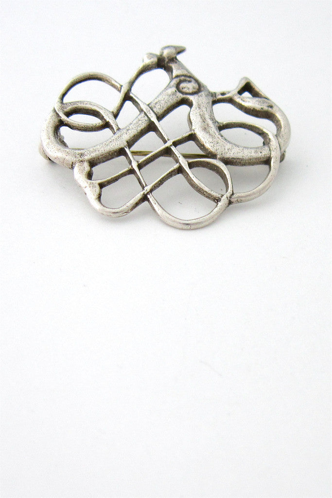 David andersen silver brooch shop