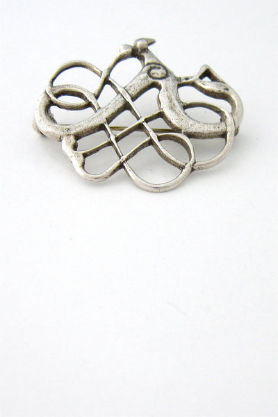 David-Andersen Norway silver Saga brooch