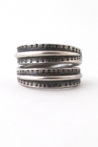 David-Andersen Norway vintage Scandinavian silver Saga ring