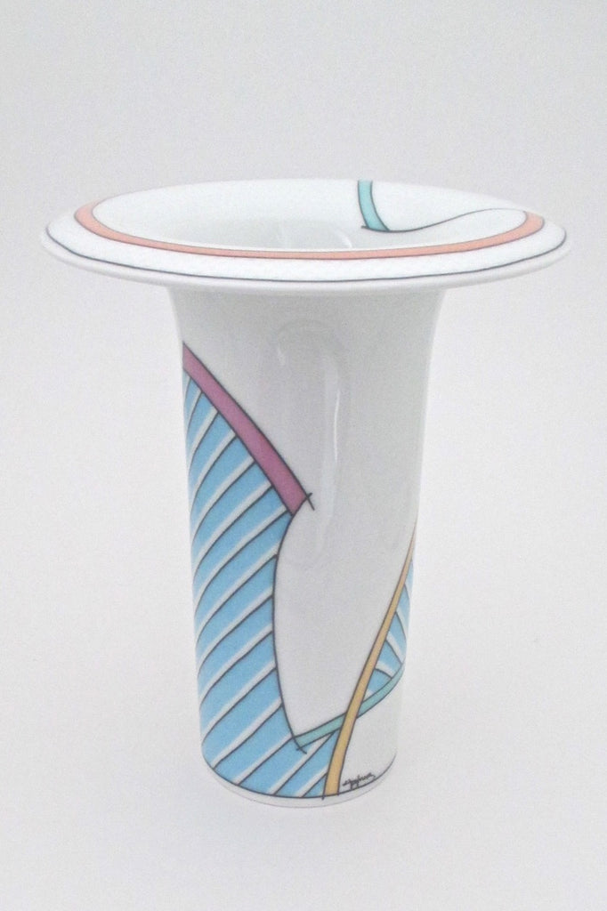 Tapio Wirkkala Dorothy Hafner Century New Wave medium vase for Rosenthal vintage post modern design