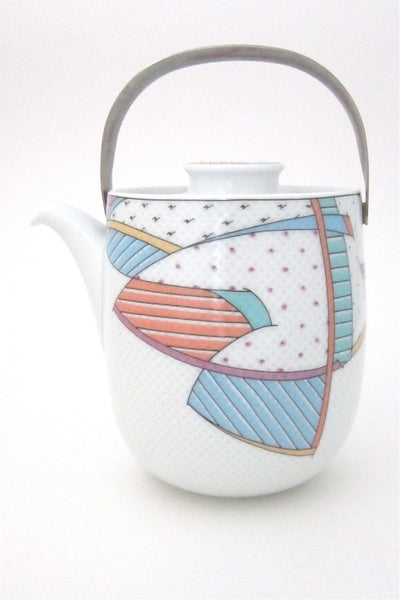 Tapio Wirkkala and Dorothy Hafner for Rosenthal vintage Century New Wave teapot coffee pot