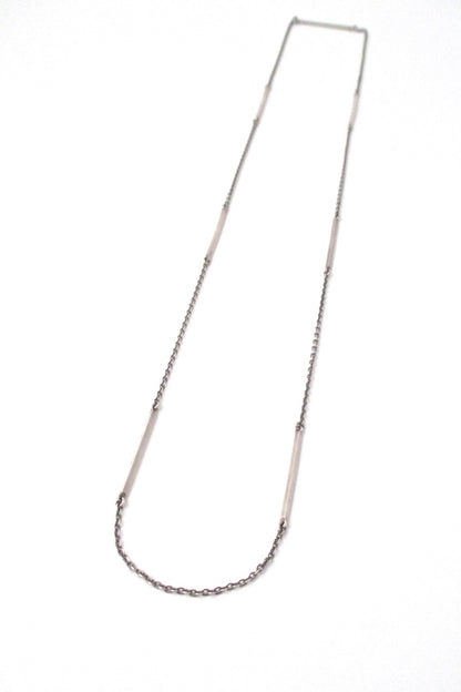 Elis Kauppi Kupittaan Kulta Finland vintage silver Scandinavian Modern long link chain necklace