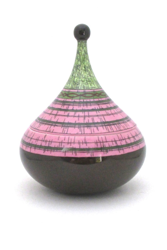 Emilio Pucci for Rosenthal Germany vintage mid century modern pop art porcelain lidded box