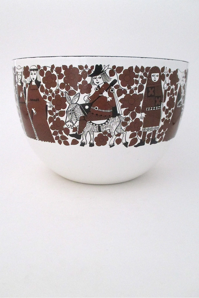 Finel Finland vintage enamel  bowl by Kaj Franck & Esteri Tomula