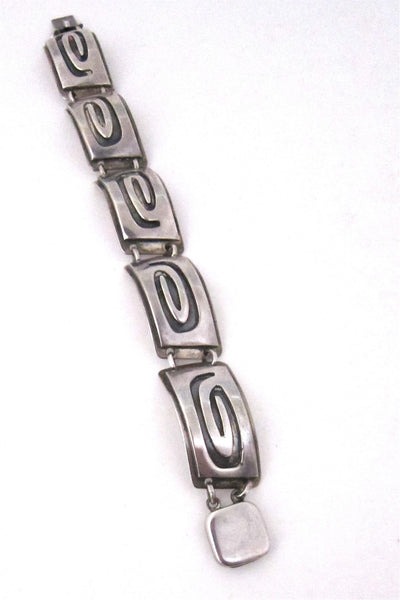 Fridl Blumenthal American Modernist sterling silver bracelet