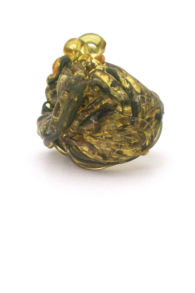 Gaetano Pesce 'spaghetti' ring - large – Samantha Howard Vintage Gaetano Pesce 'spaghetti' ring - large – Samantha Howard Vintage