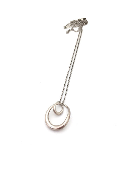 Georg Jensen Denmark vintage silver Offspring pendant necklace 433 Jacqueline Rabun