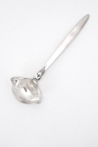 Georg Jensen Denmark sterling silver Cactus ladle designed by Gundolph Albertus in 1930