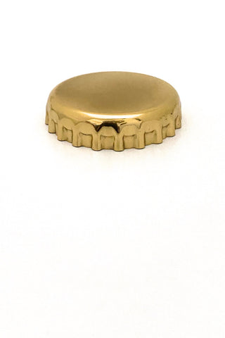 Georg Jensen Denmark vintage brass bottle cap bottle opener 1981 