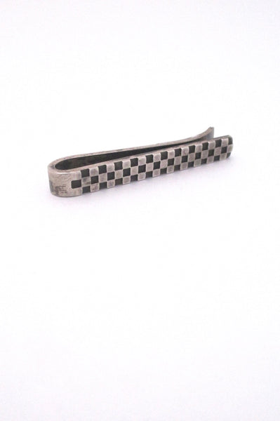 Georg Jensen Denmark vintage Scandinavian Modern design silver tie bar 113 by Flemming Eskilden