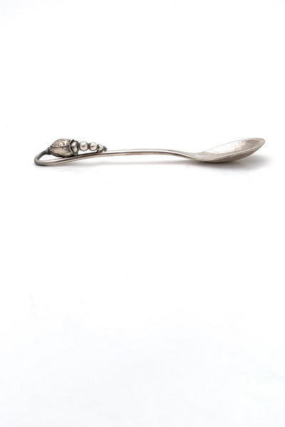 Georg Jensen Denmark vintage silver Blossom Magnolia mocha spoon 84 Georg Jensen design