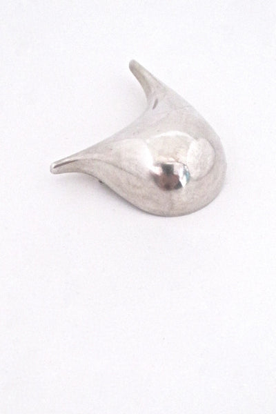 Georg Jensen Denmark vintage silver Scandinavian Modern brooch by Nanna Ditzel