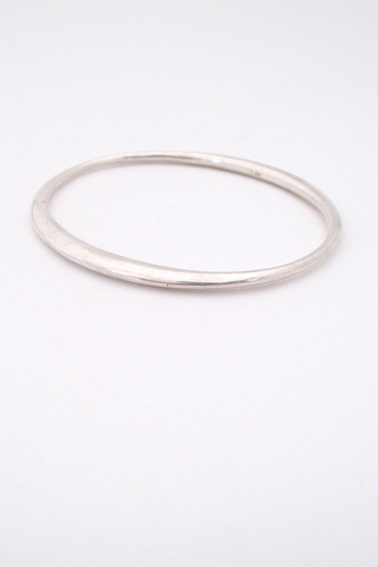 Georg Jensen Denmark vintage Scandinavian Modern silver bangle bracelet by Regitze Overgaard