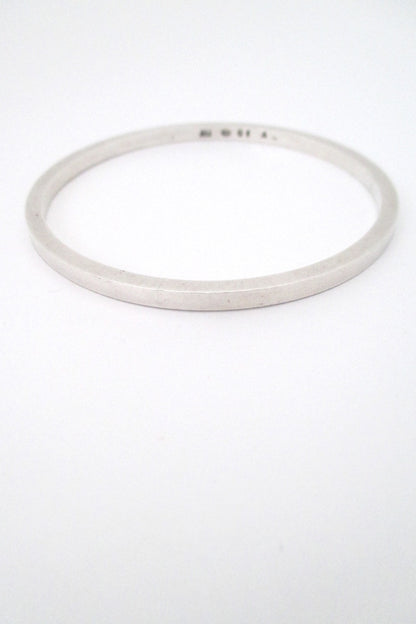 Georg Jensen Denmark vintage Scandinavian Modern silver bangle bracelet 51A