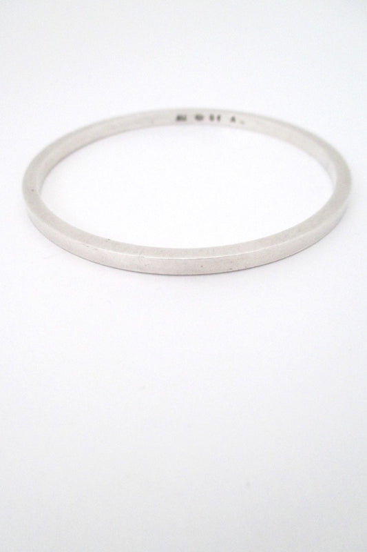 Georg Jensen Denmark vintage Scandinavian Modern silver bangle bracelet 51A