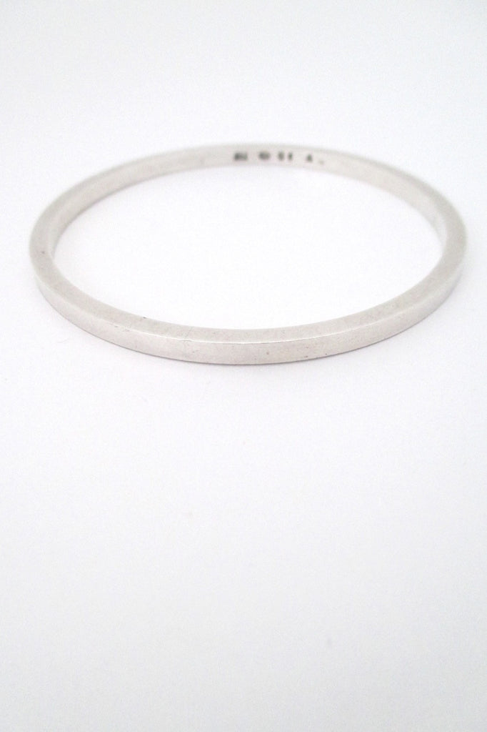 Georg Jensen Denmark vintage Scandinavian Modern silver bangle bracelet 51A