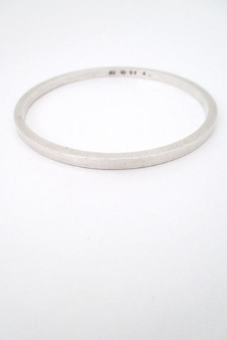Georg Jensen Denmark vintage Scandinavian Modern silver bangle bracelet 51A