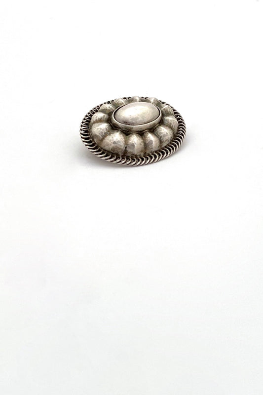 Georg Jensen Denmark early vintage silver brooch 155 Georg Jensen design