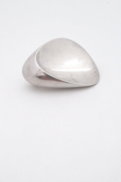 Georg Jensen Denmark vintage Scandinavian Modern silver brooch 328 by Nanna Ditzel