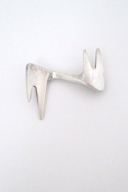 Georg Jensen Denmark vintage Scandinavian Modern brooch 361 by Ibe Dahlquist