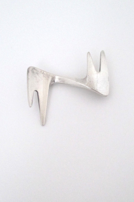 Georg Jensen Denmark vintage Scandinavian Modern brooch 361 by Ibe Dahlquist