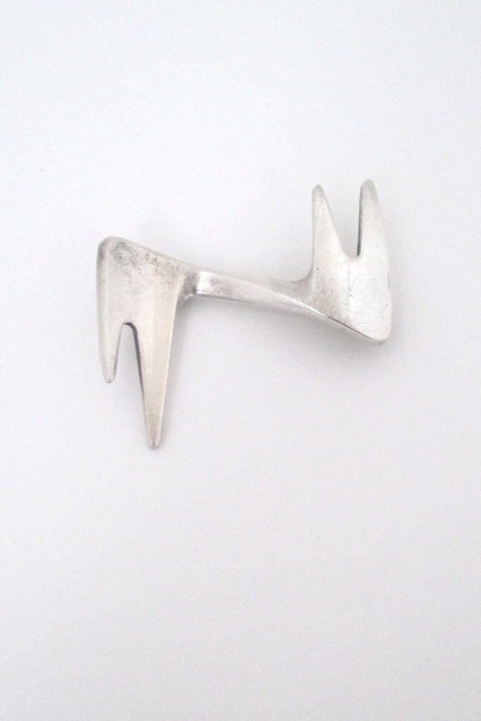 Georg Jensen Denmark vintage Scandinavian Modern brooch 361 by Ibe Dahlquist