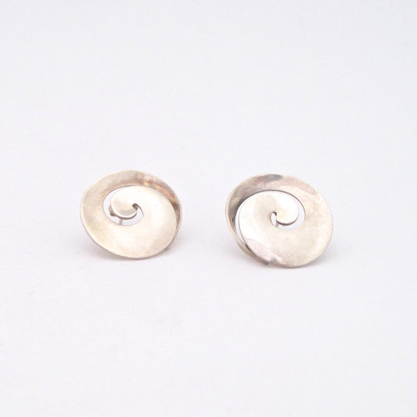 Georg Jensen silver earrings #371A ~ Vivianna Torun