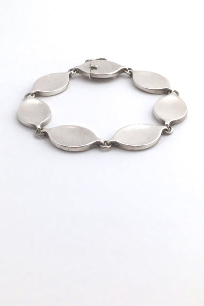 Georg Jensen Denmark vintage silver heavy link bracelet 171 by Flemming Eskildsen Scandinavian Modernist design