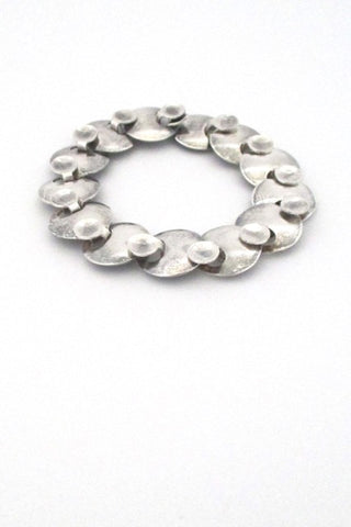 Georg Jensen Denmark vintage Scandinavian Modern silver link bracelet 172 by Ibe Dahlquist